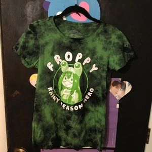 Green Tie Dyed Froppy My Hero Academia Shirt
